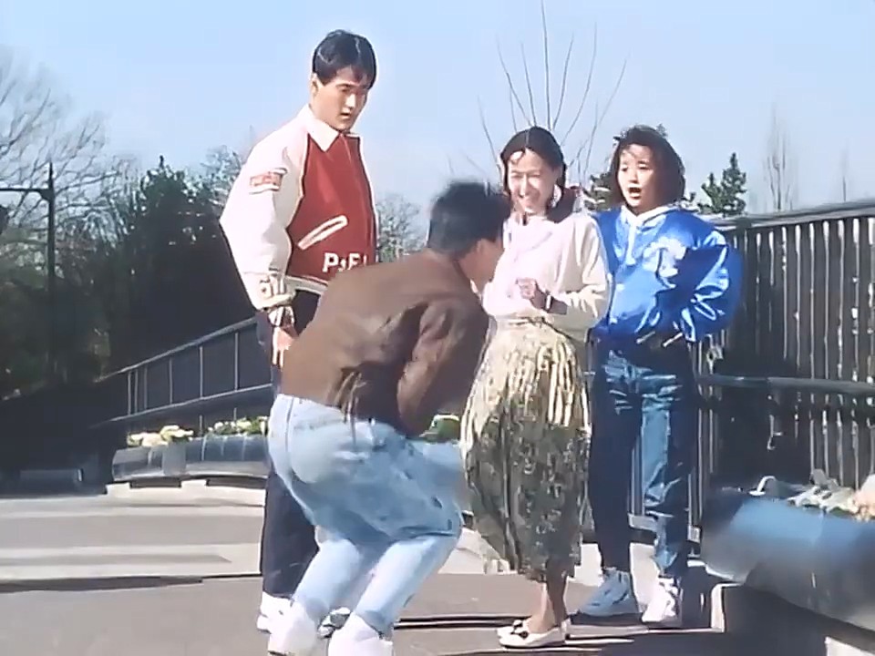 Jetman Episode 5, kaori’s knee kick to the groin